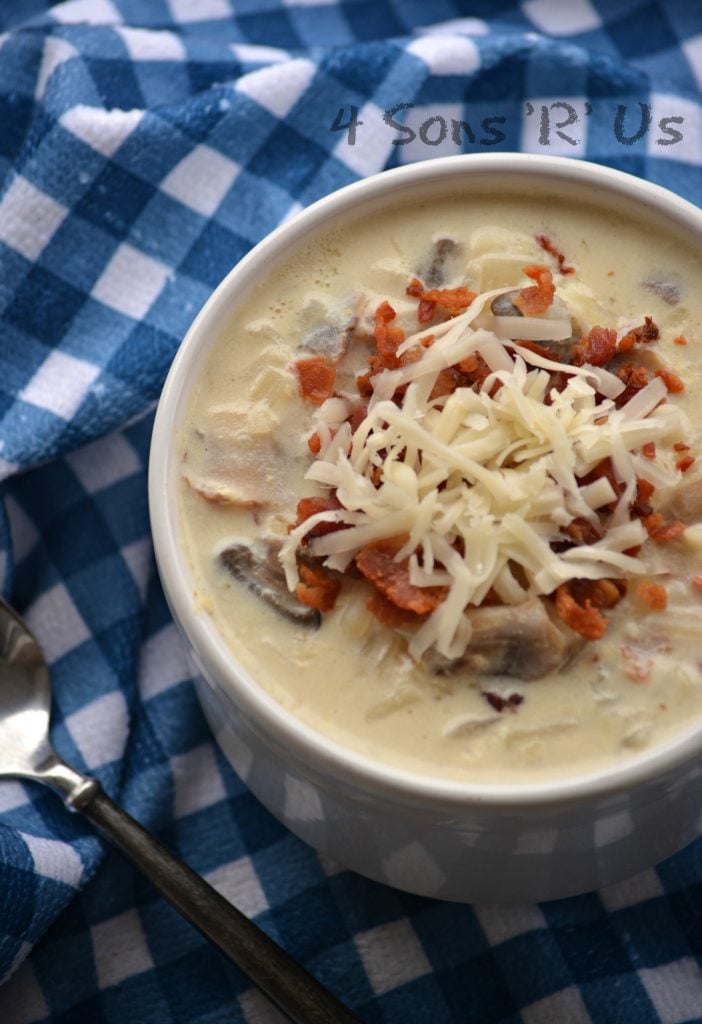 Mushroom & Swiss Potato Soup