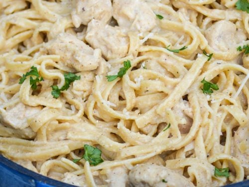 One Pot Cajun Chicken Alfredo - 4 Sons 'R' Us