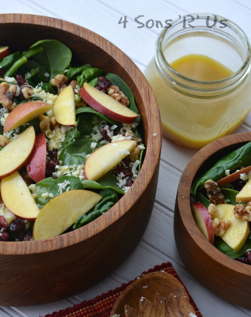 Spinach Salad with Apples, White Cheddar, Nuts & Berries with Honey Vinaigrette 2
