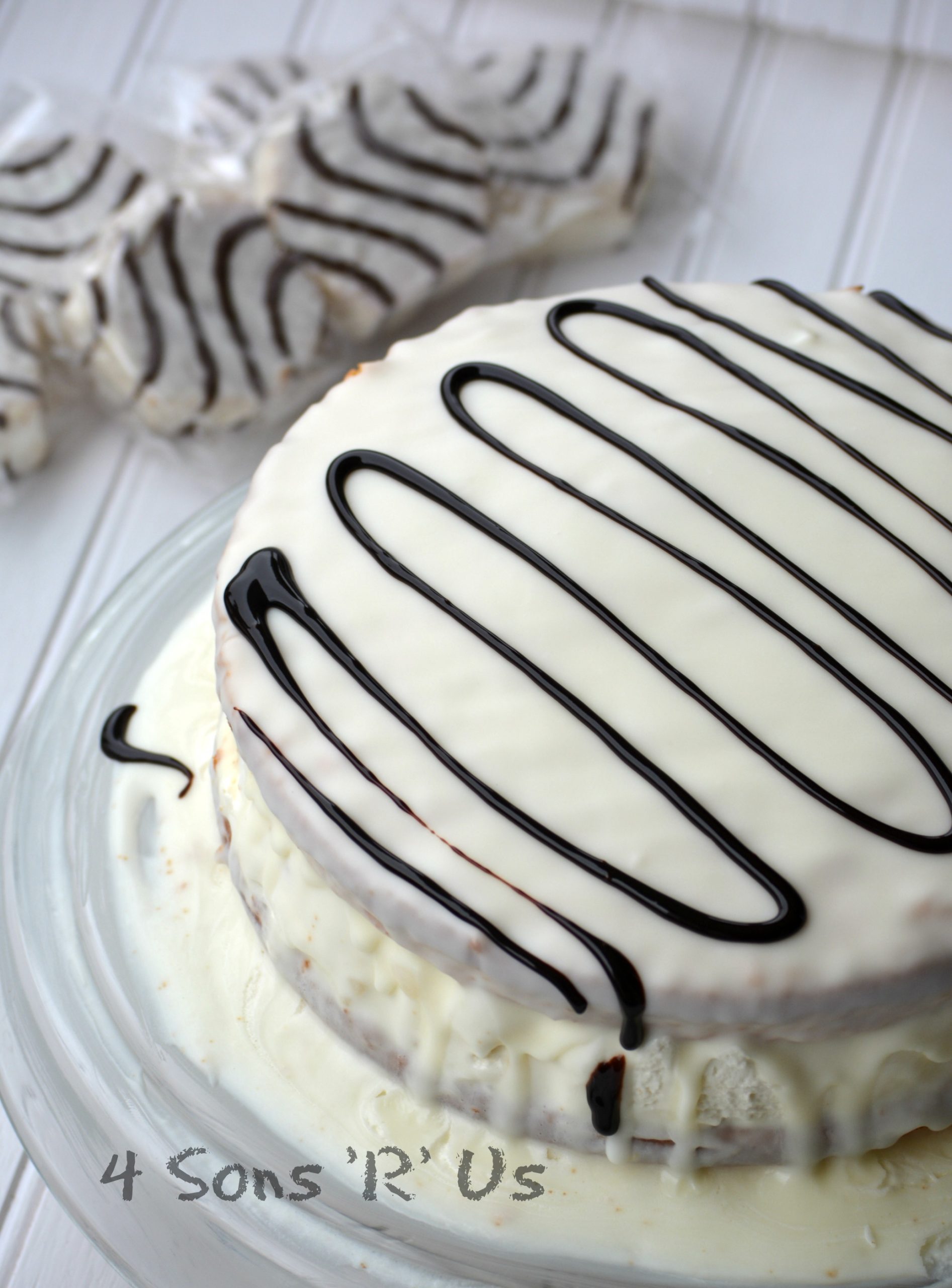 Coconut Zebra Cake