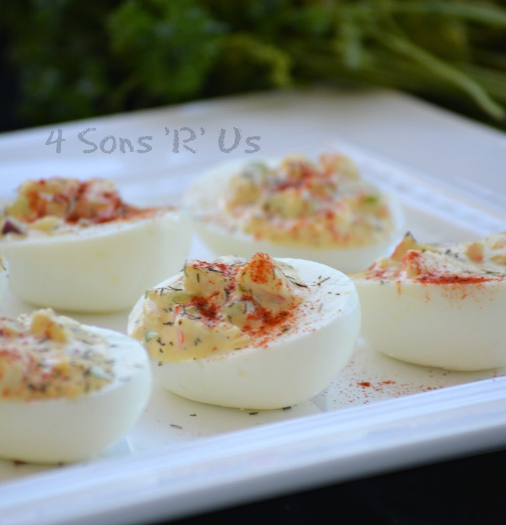 Crab Deviled Eggs