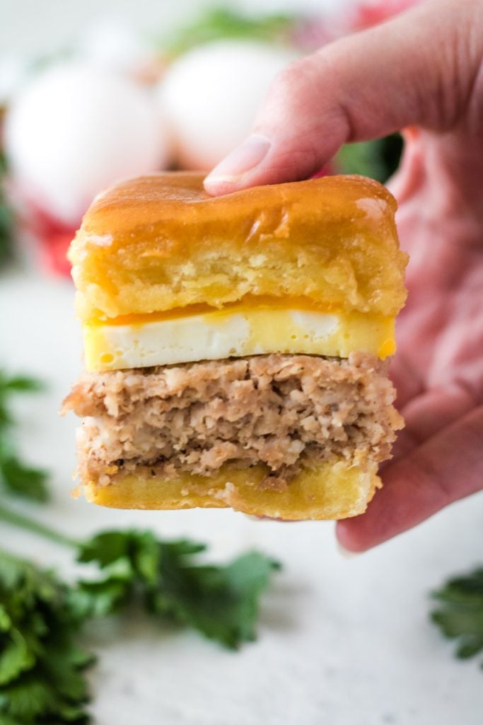 Apple Maple Sausage Breakfast Sandwiches - Fresh Off The Grid