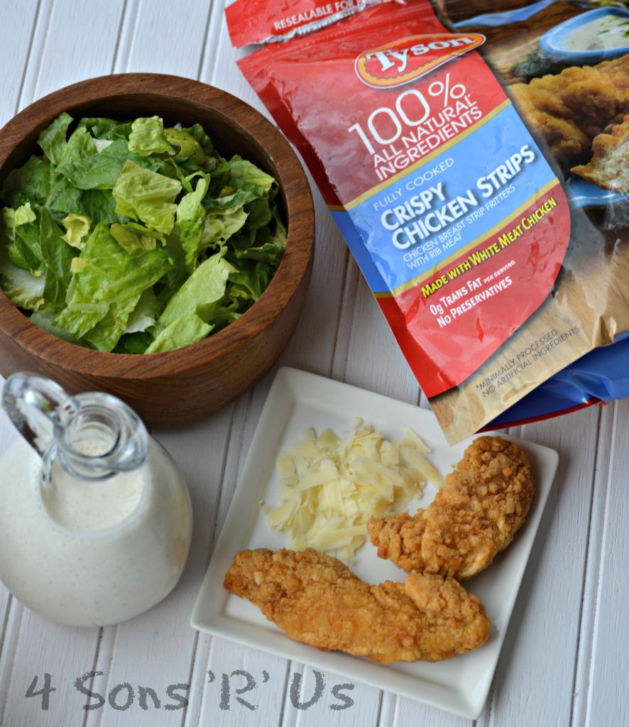 Tyson Chicken Strips Simple Snack Supper Salad