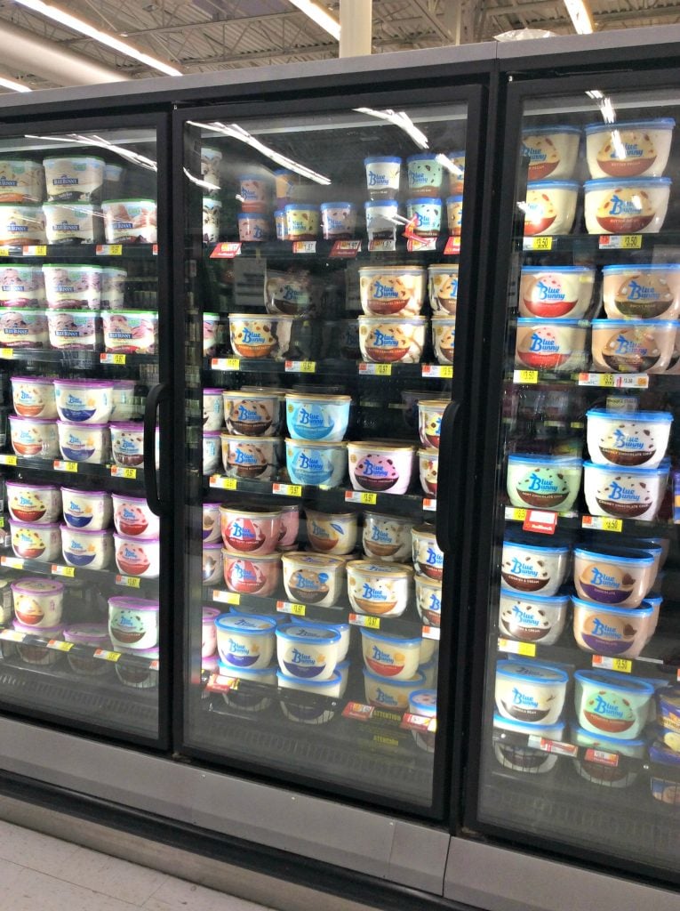 Blue Bunny Ice Cream In Store