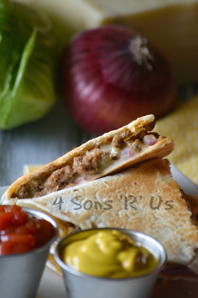 Cheeseburger Quesadillas