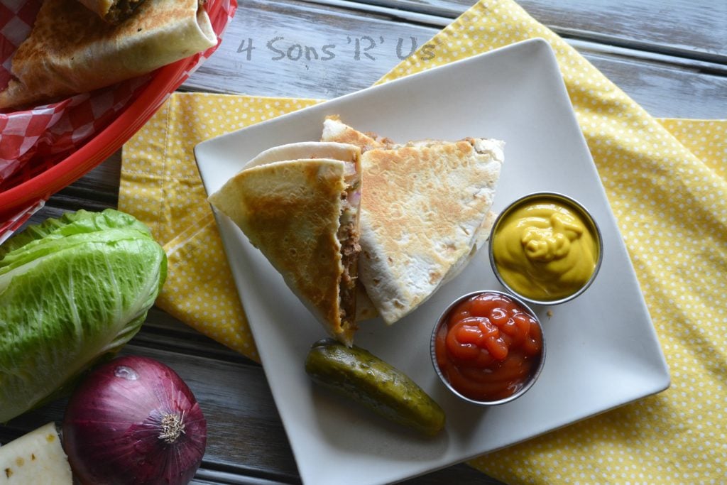 Cheeseburger Quesadillas 2