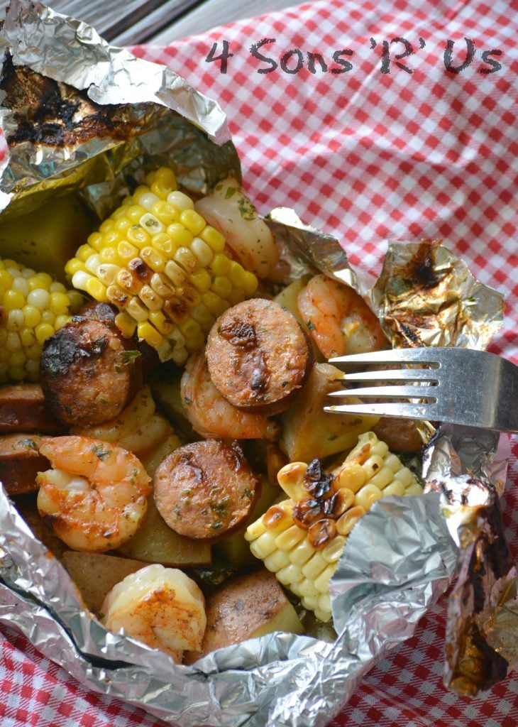 low country boil foil packets