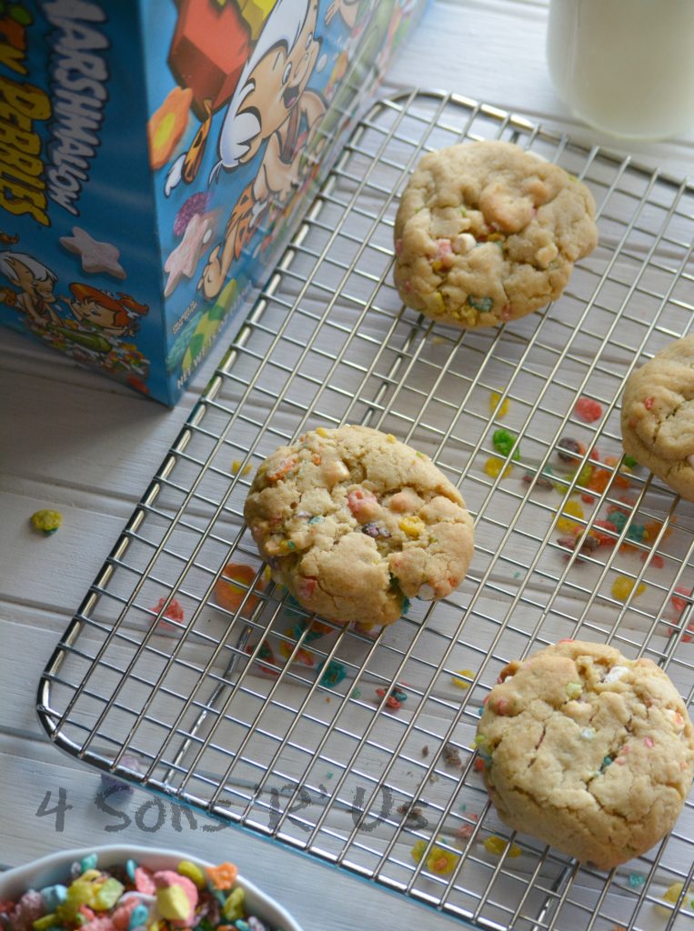 Marshmallow Fruity Pebble Crunch Brown Butter Cookies 5