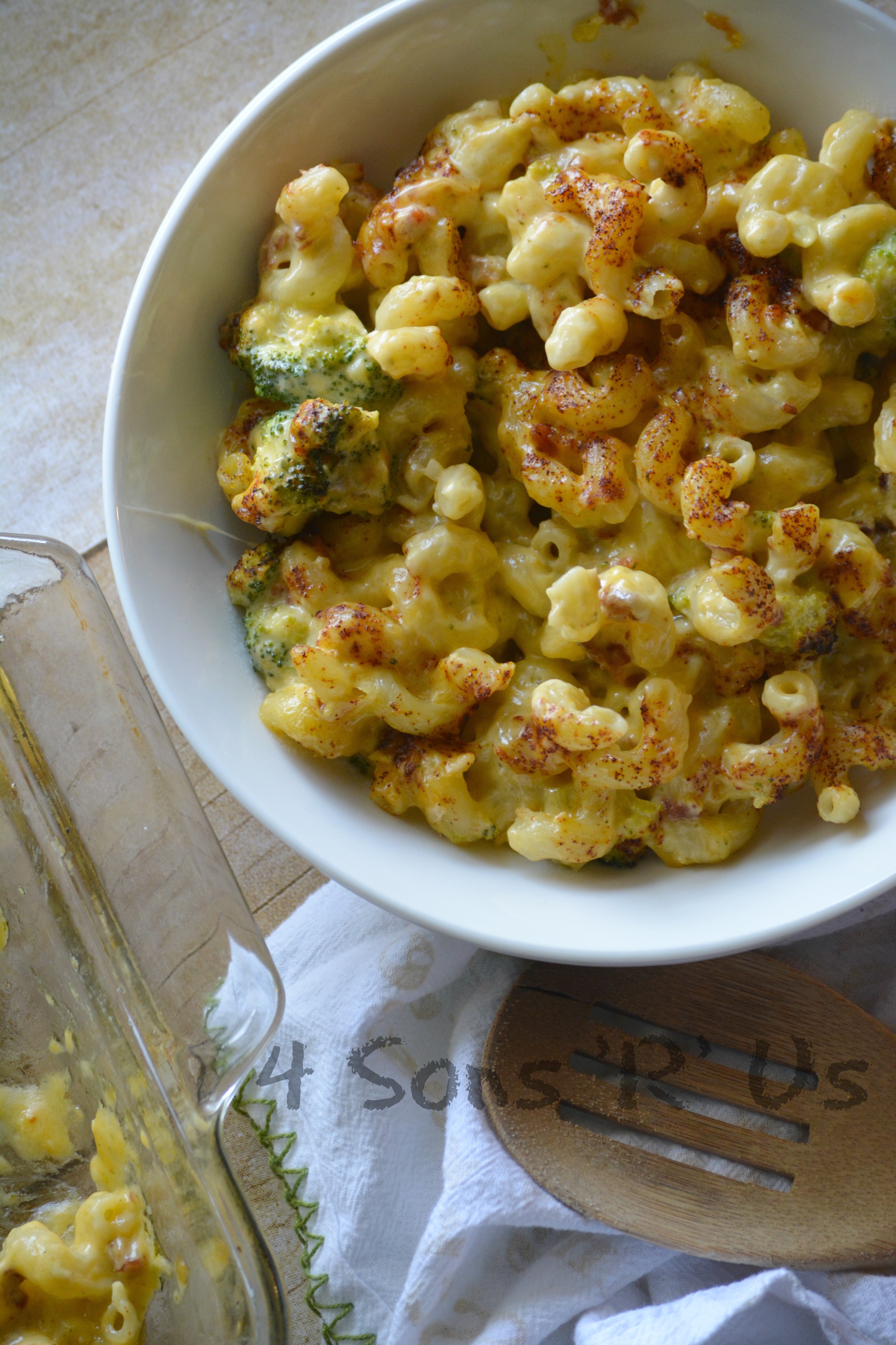 Smoky Bacon Broccoli Cheddar Mac & Cheese 4 Sons 'R' Us