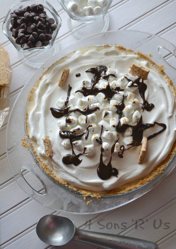 S'mores Ice Cream Pie 4