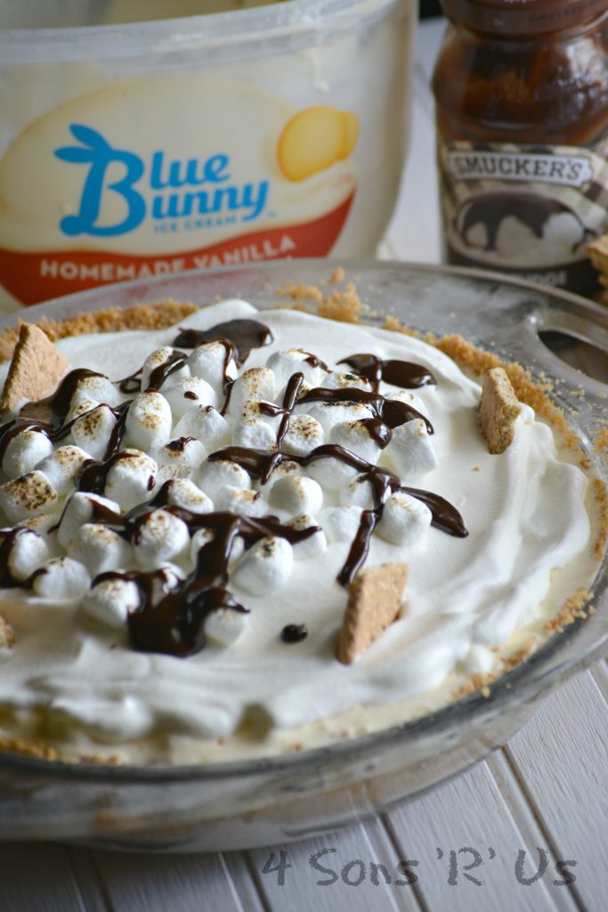 S'mores Ice Cream Pie