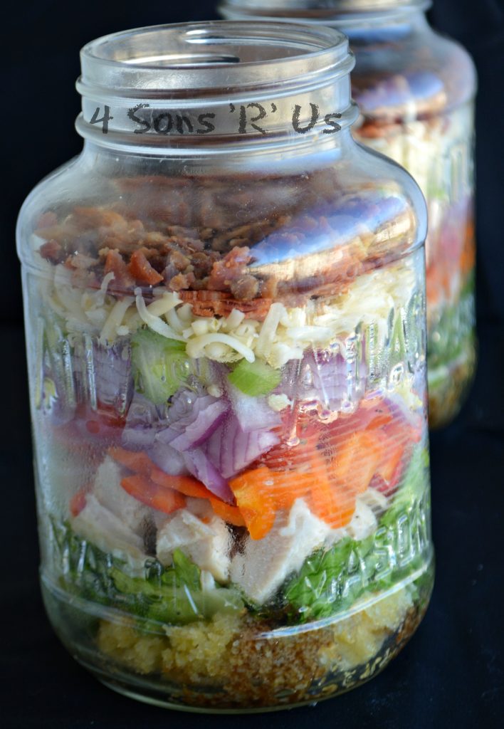 The Ultimate Layered Mason Jar Salad