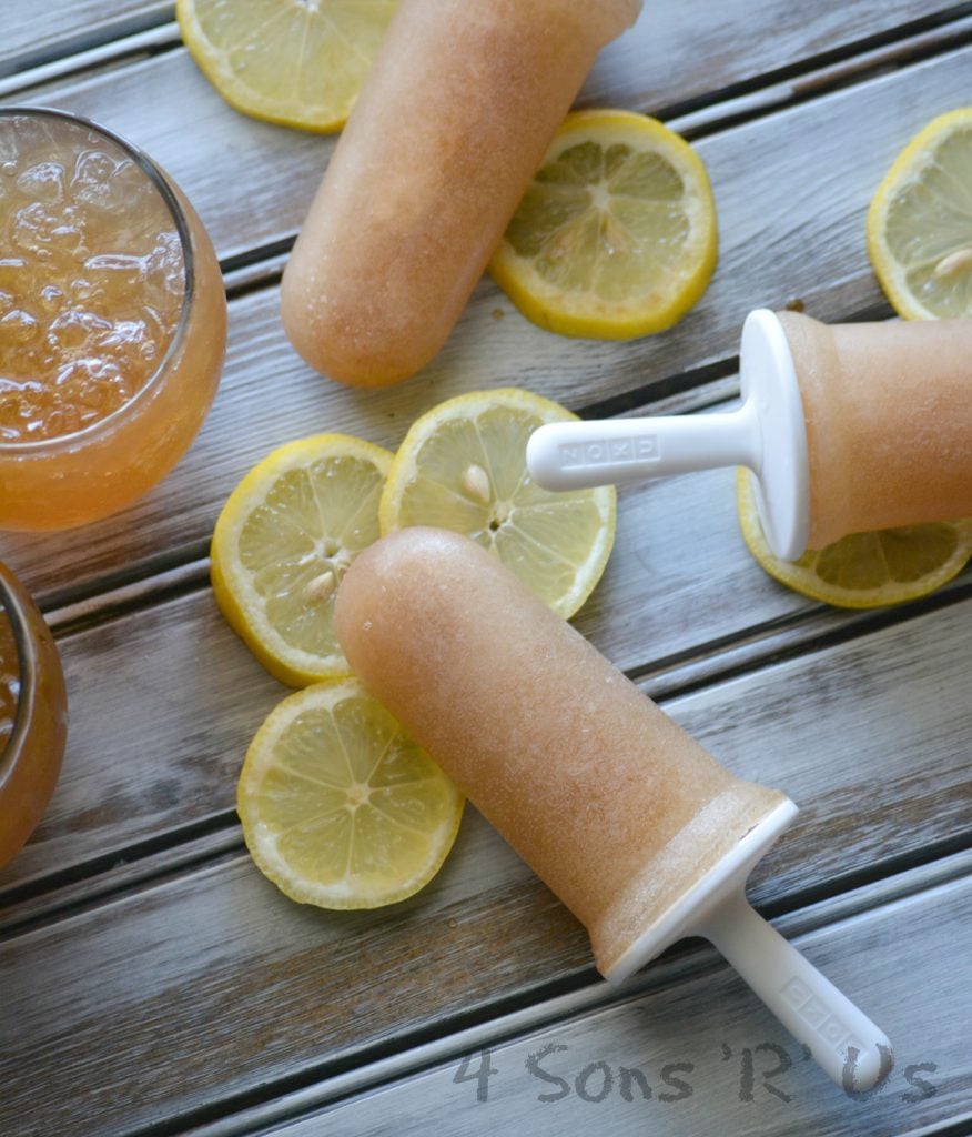 Half & Half (Sweet Tea Lemonade) Popsicles 3