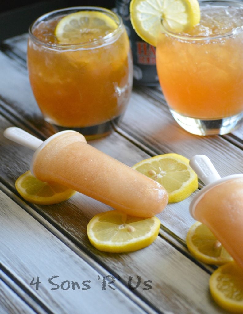 Half & Half (Sweet Tea Lemonade) Popsicles 4