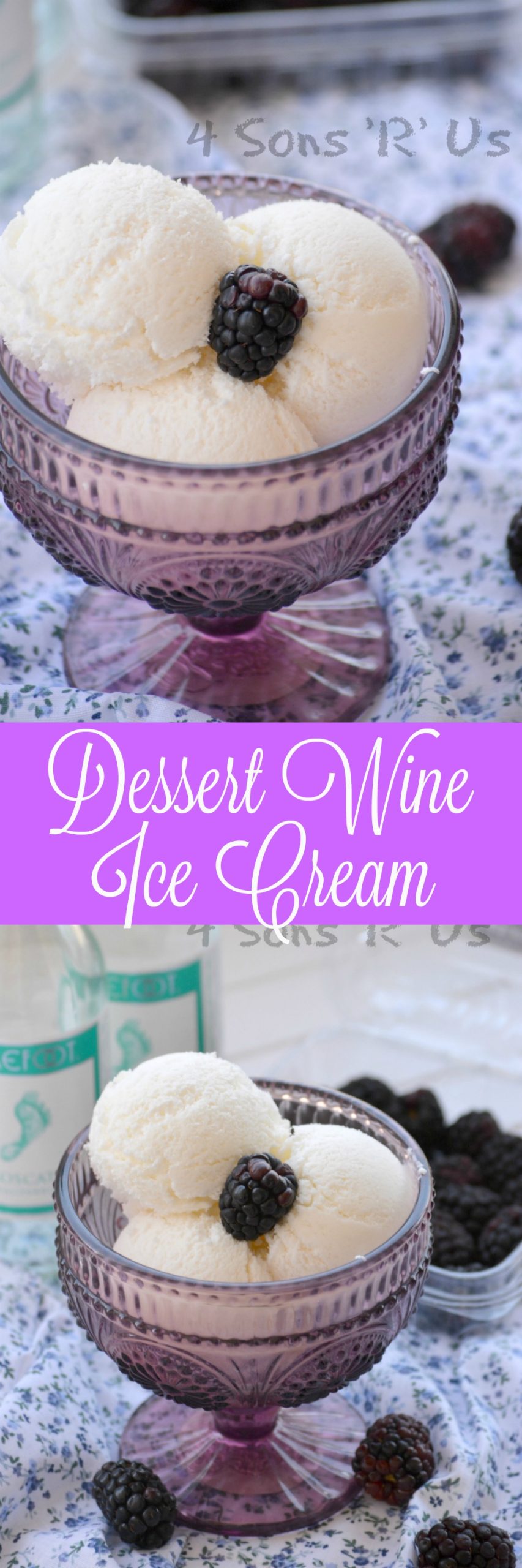 Dessert Wine Ice Cream 4 Sons 'R' Us