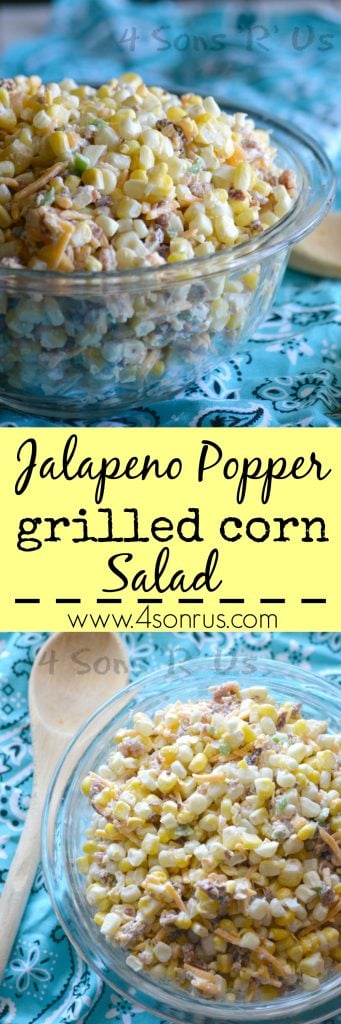 Jalapeno Popper Grilled Corn Salad Pin