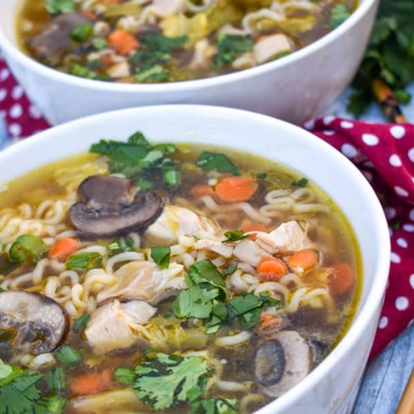 Asian Chicken Noodle Soup - 4 Sons 'R' Us