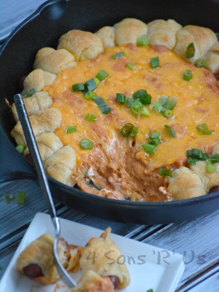 Chili Cheese Dog Pull Apart Dip