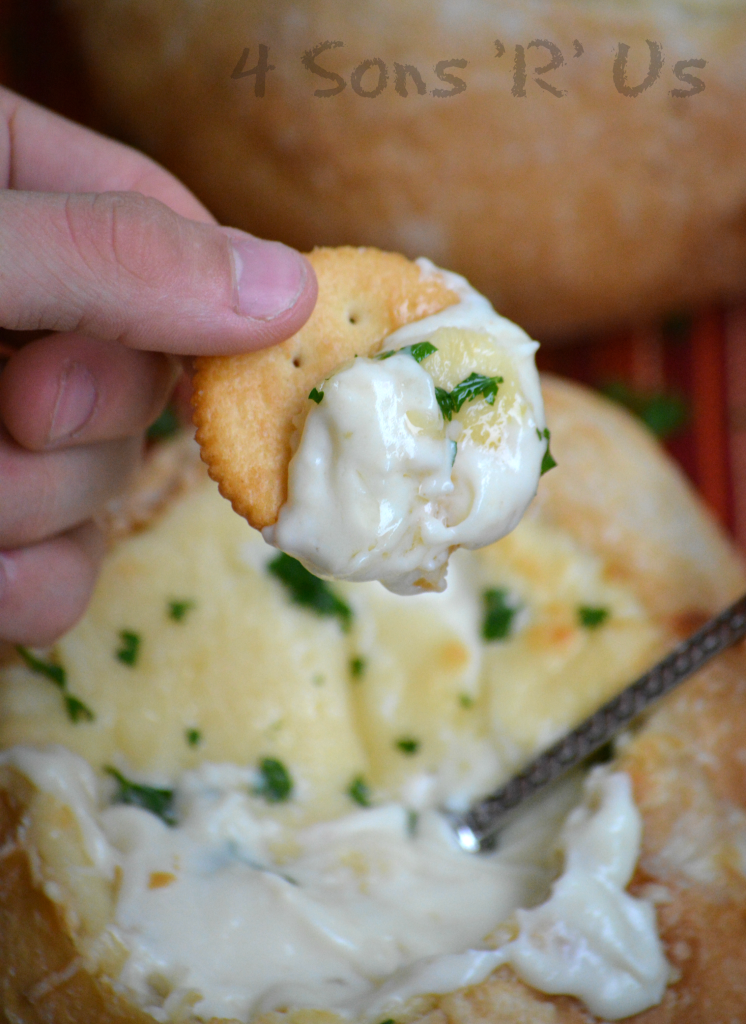 Parmesan Shrimp Dip Bread Bowl