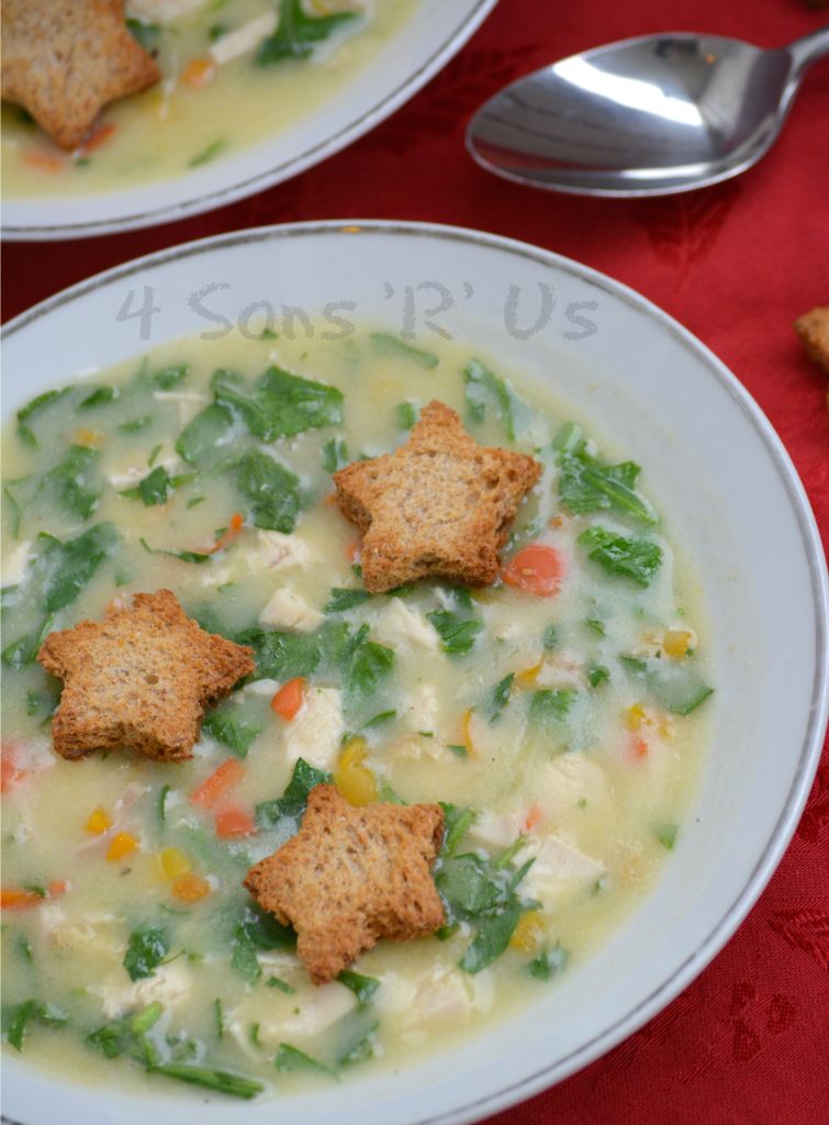 Christmas Confetti Chicken Soup - 4 Sons 'R' Us