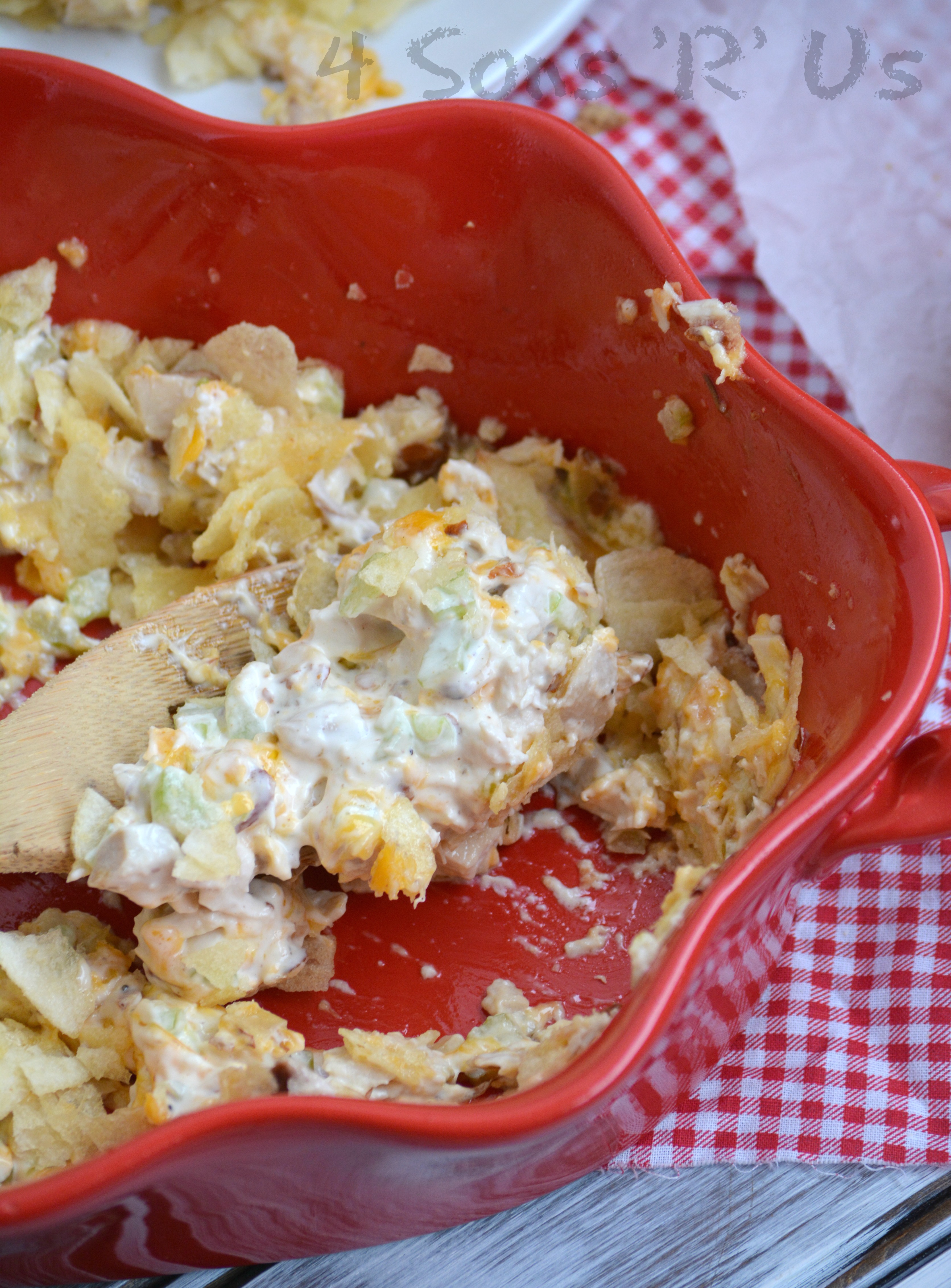 Hot Potato Chip Chicken Salad Casserole 5 4 Sons 'R' Us