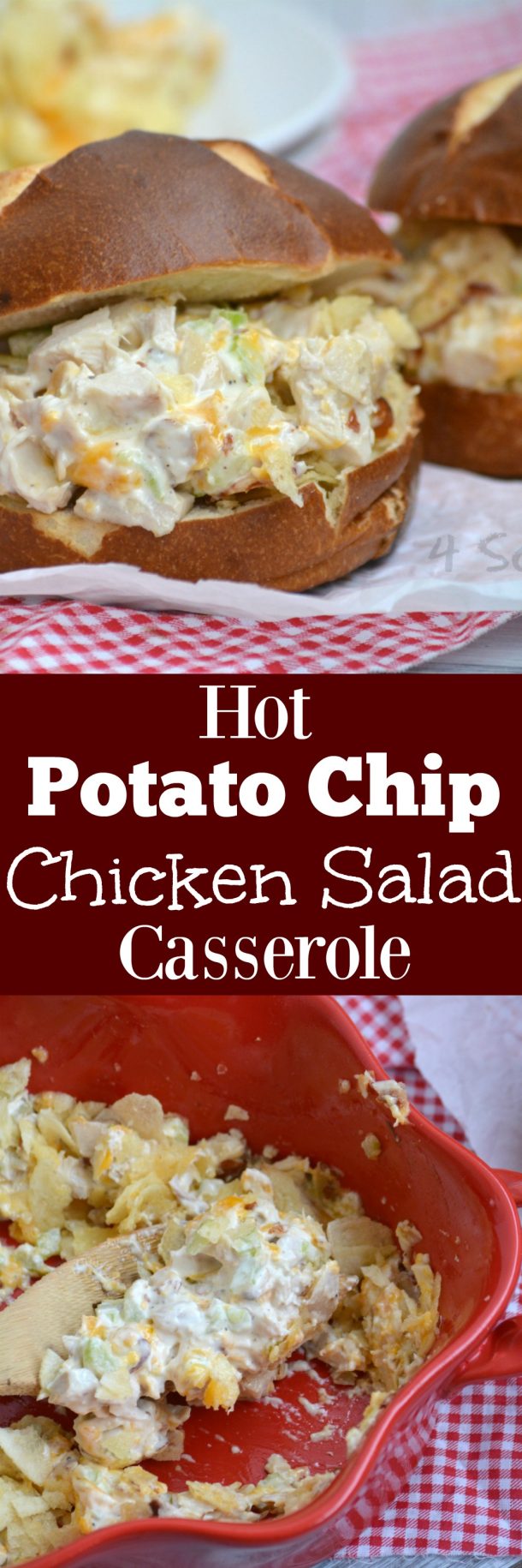 Hot Potato Chip Chicken Salad Casserole 4 Sons 'R' Us