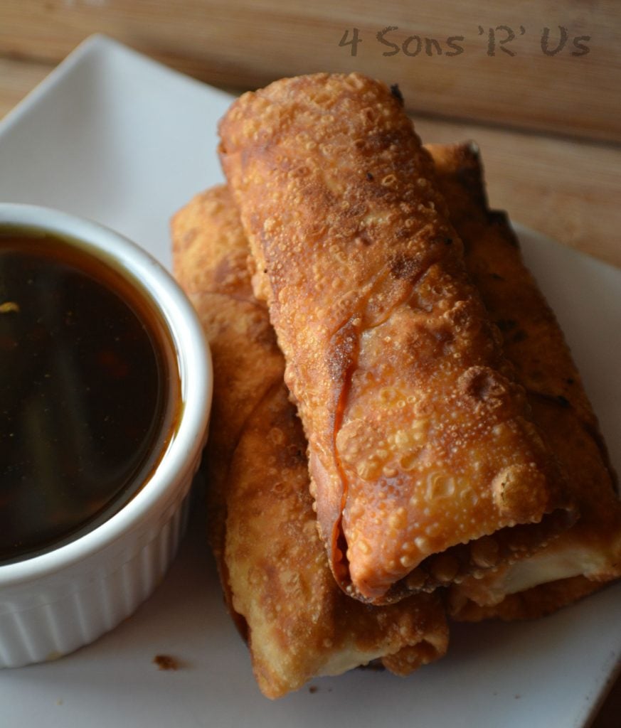 Crispy Homemade Egg Rolls with a Sesame Ginger Dipping Sauce