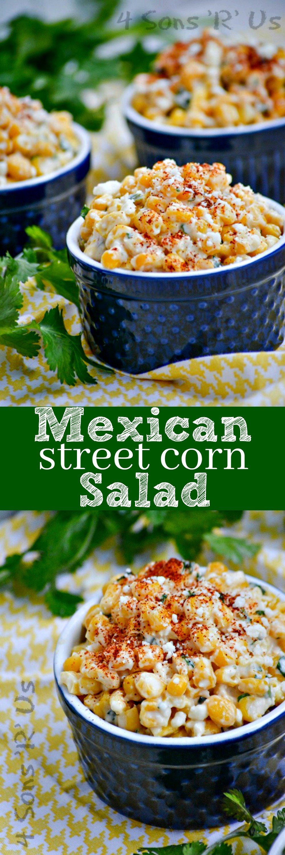 A beautiful blend of sweet and spicy, this Mexican Street Corn Salad is made off of the cob and finished with a dash of smoky seasoning, to make it truly out of this world.