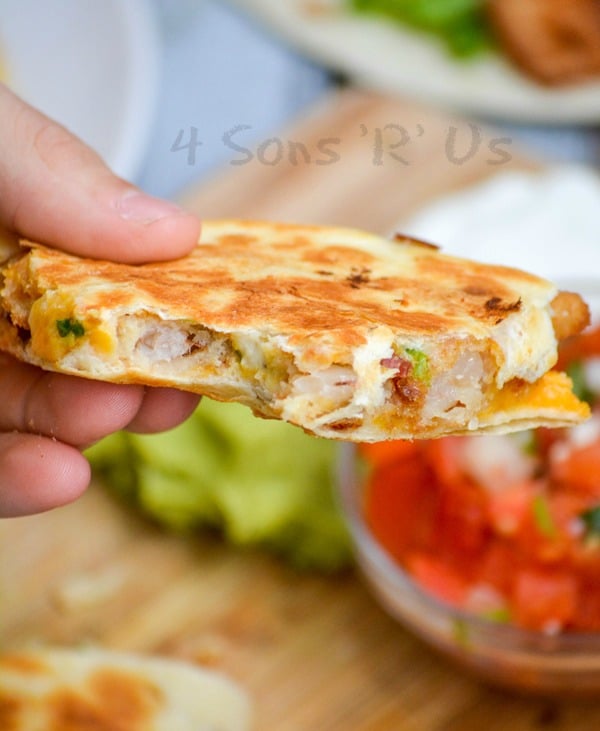 Shrimp & Bacon Quesadillas