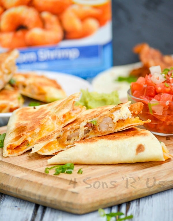 Shrimp & Bacon Quesadillas