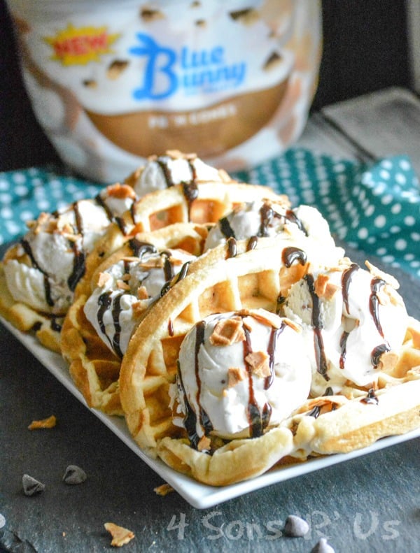 PB Ice Cream Waffle Taco