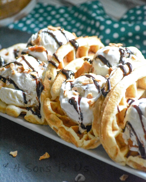 PB Ice Cream Waffle Taco