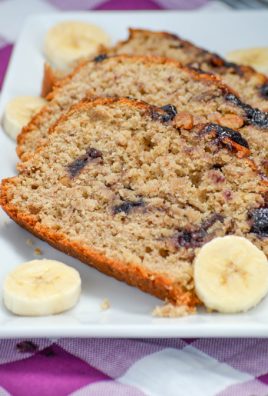 Peanut Butter & Jelly Banana Bread