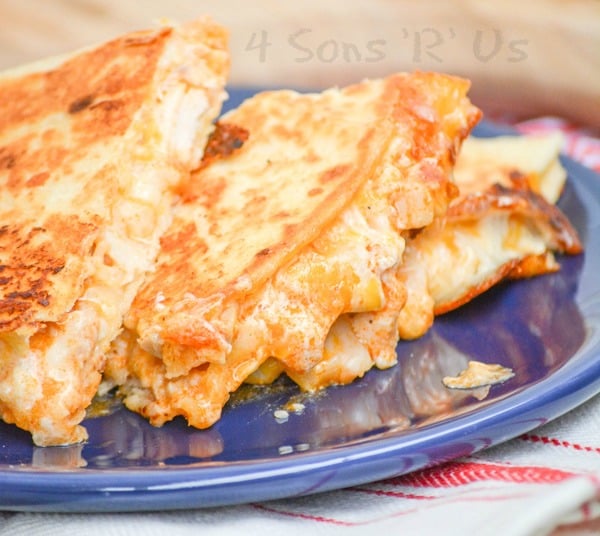 Extra sajtos Buffalo Chicken Quesadillas