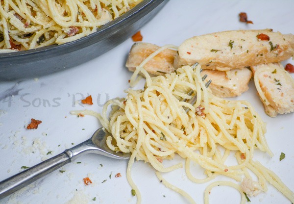 Chicken Bacon Caesar Pasta