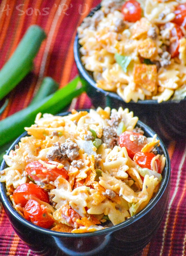 Tex Mex Doritos Pasta Salad