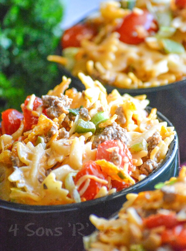 Crunchy Doritos Taco Pasta Salad