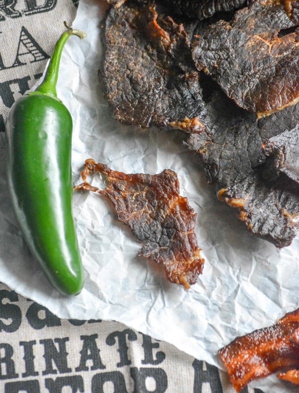 Spicy Dr. Pepper Beef Jerky ~ The Recipe Bandit
