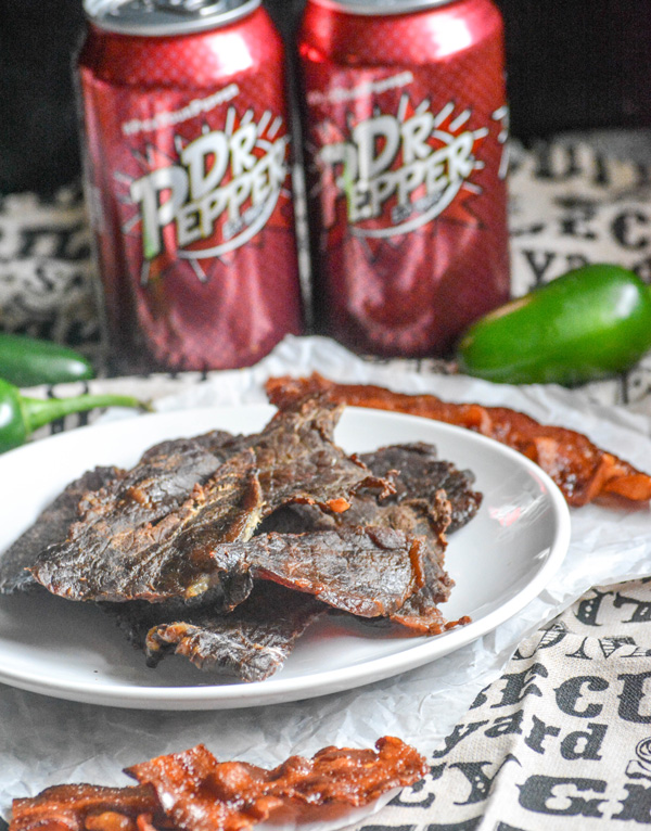 Dr Pepper Jalapeno Uzené Hovězí Jerky