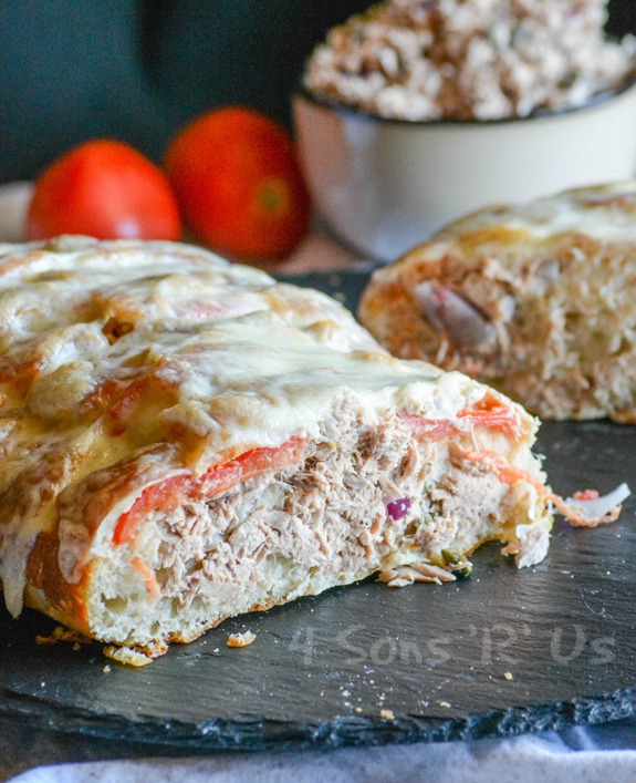 Pull Apart Tuna Melt Loaf