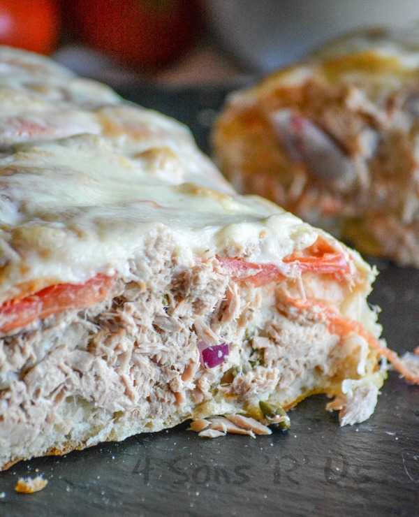 Pull Apart Tuna Melt Loaf