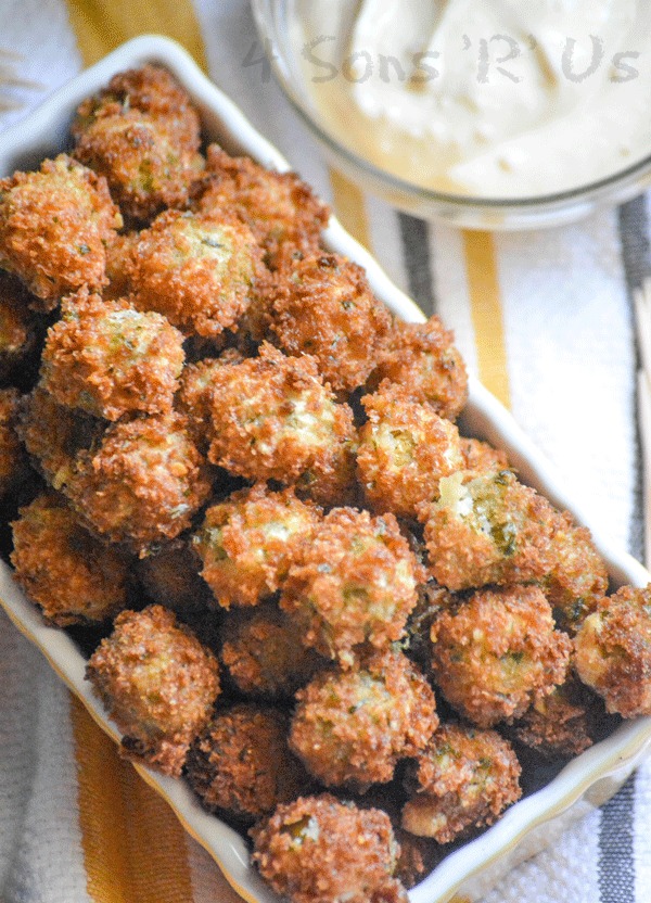 Fried Olives with Garlic Aioli