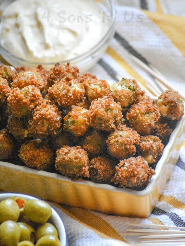 Fried Olives with Garlic Aioli