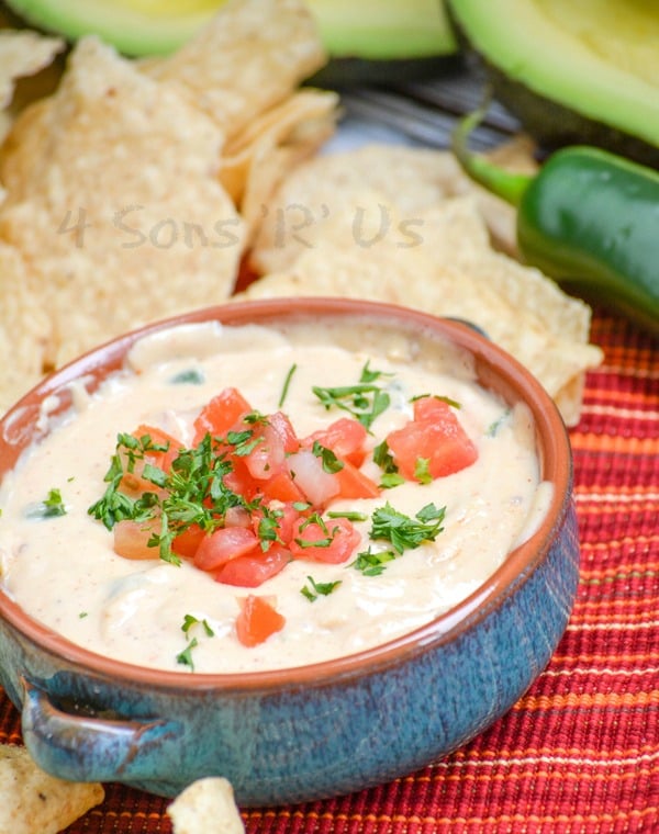 Restaurant Style White Queso Dip