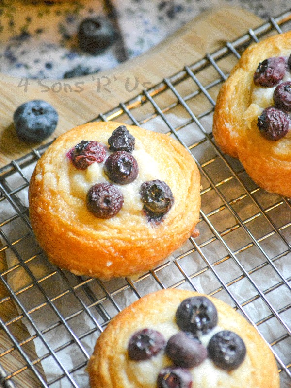 Blueberry Cream Cheese Danish