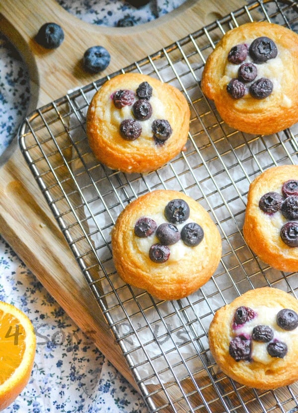 Blueberry Cream Cheese Danish