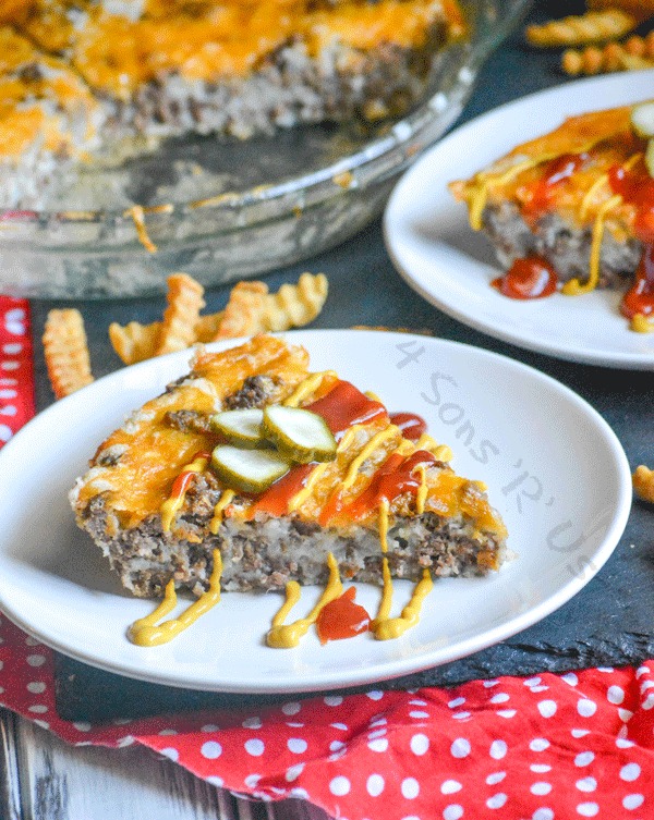 Grandma's Easy Cheeseburger Pie