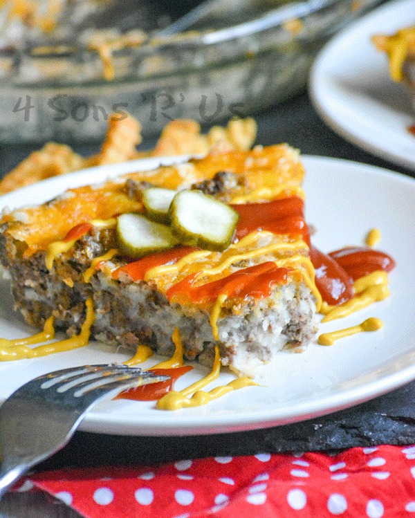 Grandma's Easy Cheeseburger Pie