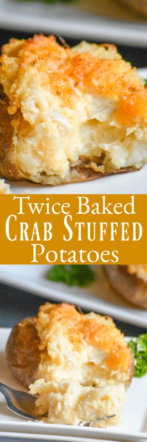 Twice Baked Crab Stuffed Potatoes - 4 Sons 'R' Us