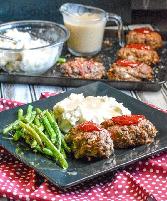 Sheet Pan Meatloaf Supper